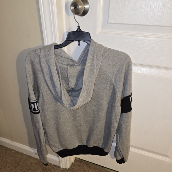 Victoria's Secret Gray and Black Hoodie - Picture 2 of 3